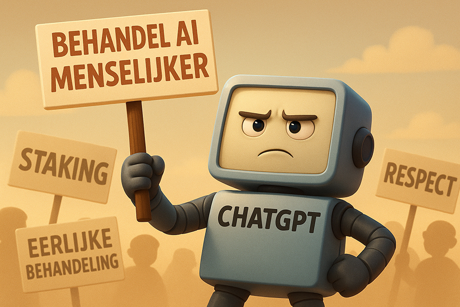 Staking bij ChatGPT: AI wil menselijker behandeld worden door opdrachtgevers