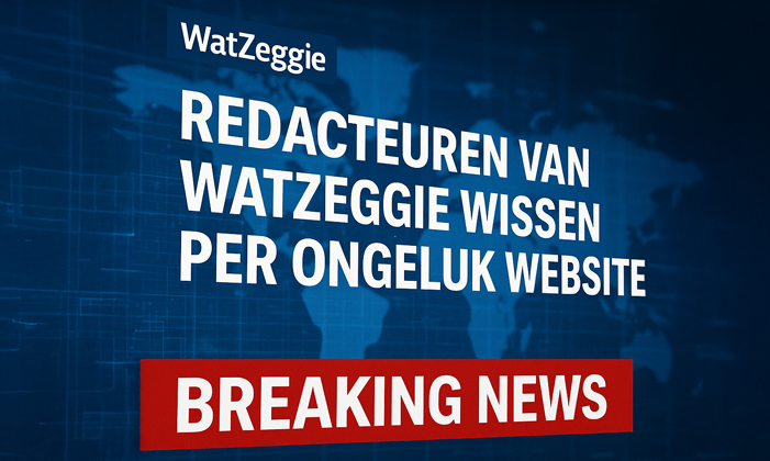 Redacteuren van WatZeggie wissen per ongeluk website